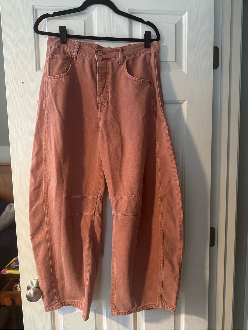 Free people Wide-Leg Men’s Pants in Dusty Rose